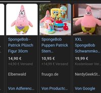 Kuscheltier Patrick von Spongebob Nordrhein-Westfalen - Iserlohn Vorschau