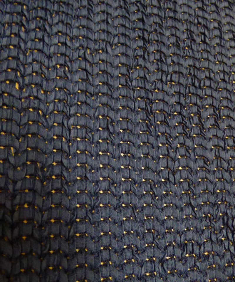 Stoff meterware Jersey Plissee marine dunkelkblau Nähen in Varel