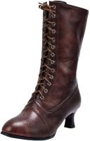 Damen Schnürstiefel Gr.41 Braun Steampunk WGT Viktorianisch Leipzig - Sellerhausen-Stünz Vorschau