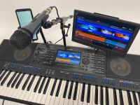 Halter für Yamaha psr sx900 /700 Keyboard Tablet monitor Mikro Baden-Württemberg - Pforzheim Vorschau