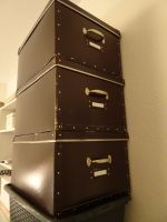 3X IKEA Retro Pappboxen mit Griffen / Boxen / Kartons /ca. 60x45 Berlin - Lichtenberg Vorschau
