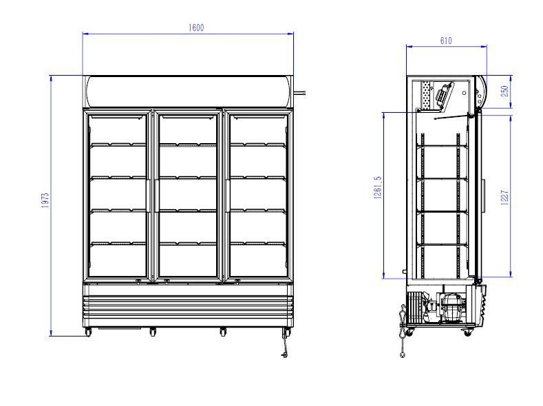 TOP ANGEBOT✅ Kühlschrank Kühlregal Getränkekühlschrank NEUWARE in Oberhausen