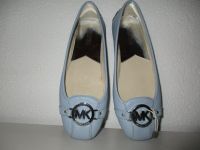 MICHAEL KORS *FULTON MOC* Gr.40 Saffianoleder Ballerina hellblau Sachsen - Groitzsch Vorschau