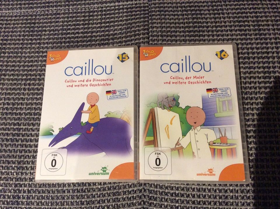 14 DVD Kinder Caillou in Augsburg