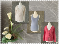soyaconcept & s.Oliver, Top, Strickjacke, Gr. 36, blau, rosa, cre Nordrhein-Westfalen - Gescher Vorschau
