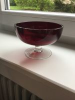 Gral Glas Schale Leichlingen rot 50er 60er Pokalschale Hessen - Bad Soden am Taunus Vorschau