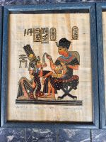 Drei ägyptische Papyrus im Rahmen hinter Glas Nordrhein-Westfalen - Bocholt Vorschau