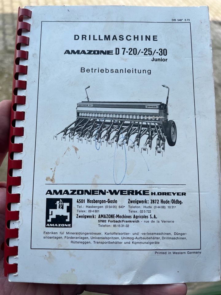 Amazone D7 Spezial, Sämaschine, Drillmaschine in Steinfurt