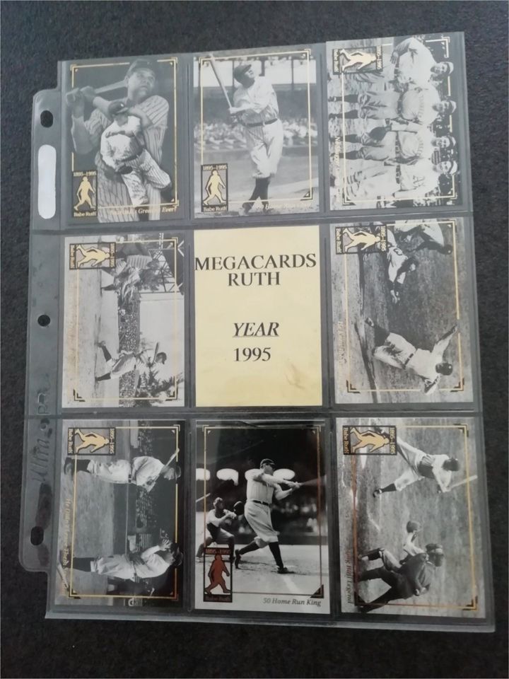 Baseball-Babe Ruth Megacards 1995(komplett)-versandkostenfrei in Ulm