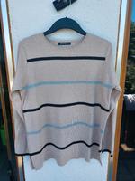 Finery Strickpullover Winterpulli L Beige Silber Schwarz Glitzer Baden-Württemberg - Mötzingen Vorschau