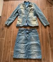 Escada Sport Jeans Stretch Anzug Blazer Rock Gr. 38 NEU Bayern - Miltenberg Vorschau