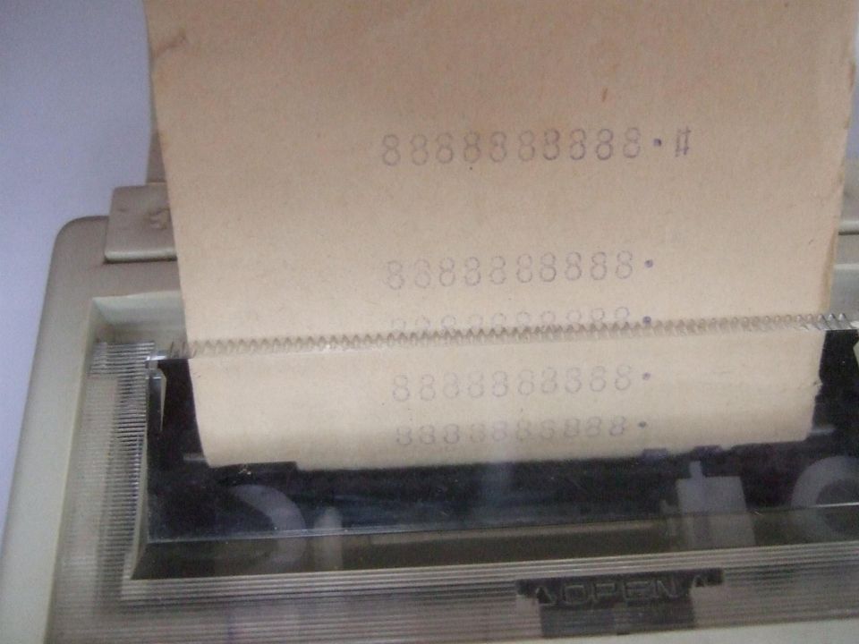 Gerätesammler Antiker Tischcalculator mit Drucker IBICO 1009 in Jena