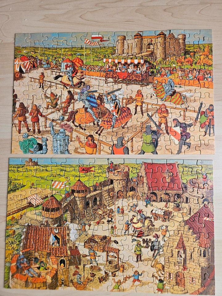 Ritterburg/ Mittelalter/ Ritter/ Burg/ Puzzle/ Ravensburger/ Kind in Seligenstadt