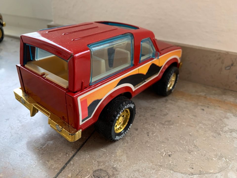 Nylint Bandag Truck mit Jeep und Pickup 1/18 Blech made in USA in Mönchengladbach