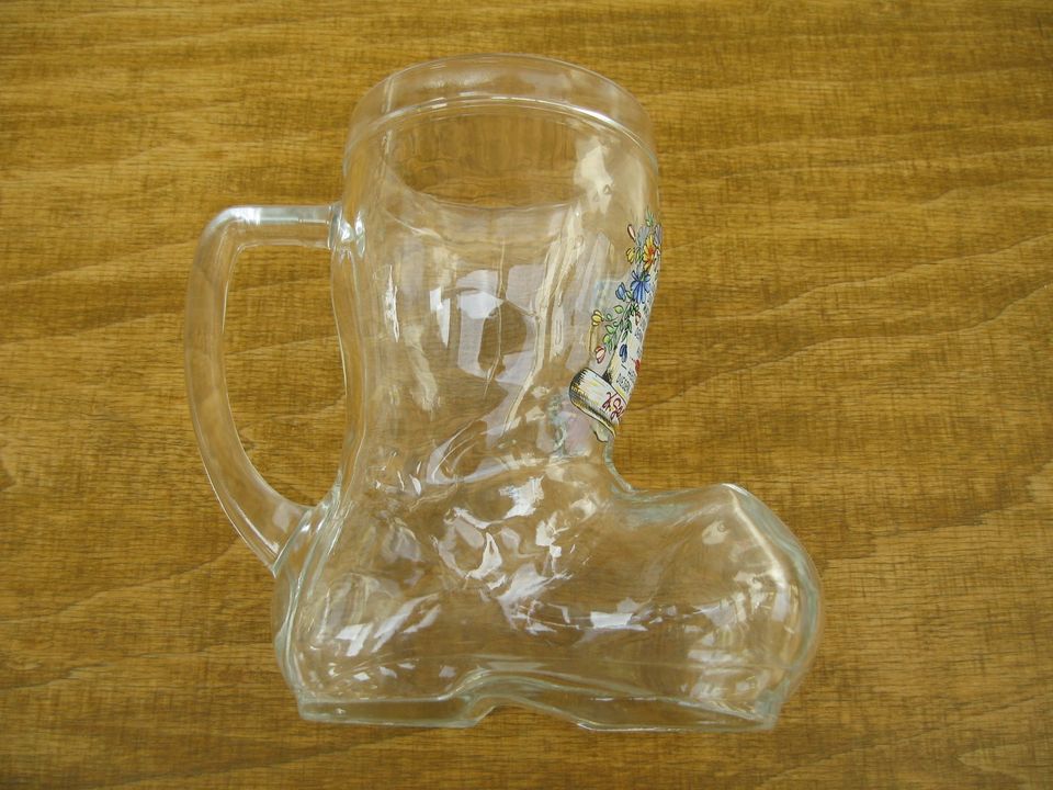 Stiefel aus Glas - mit Henkel in Lichtenfels