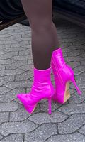 Pink high heels 38,5 Plateau Stiefeletten Unikat Lack Niedersachsen - Laatzen Vorschau