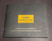 Breitling Garantie Heft International Warranty Booklet Rheinland-Pfalz - Frankenthal (Pfalz) Vorschau