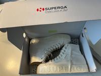 SUPERGA Plateau Sneakers high top weiß neu 40-41 NP 100.- Düsseldorf - Gerresheim Vorschau