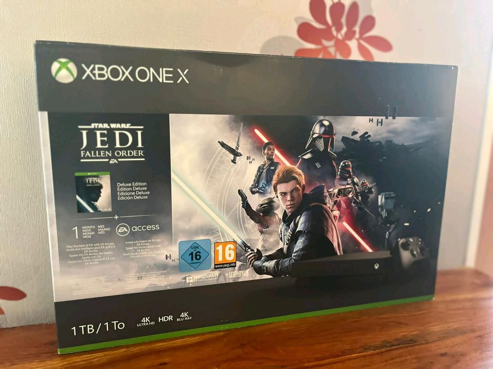 Xbox one X inclusive Zubehör in OVP in Waldweiler