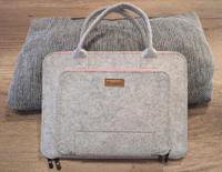 Laptoptasche aus Filz ( Grau/Rosa & 11,6 Zoll ) - Marke Ropch Bayern - Neustadt b.Coburg Vorschau
