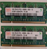 2 x 1 GB Arbeitsspeicher aus Toshiba Satellite L300 Nordrhein-Westfalen - Moers Vorschau