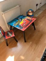 Kindertisch mit zwei Stühlen zu verkaufen Nordrhein-Westfalen - Herten Vorschau
