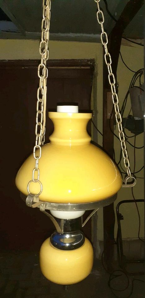 DDR Deckenlampe vintage 80iger Jahre Kamasit Silistra in Holzweißig