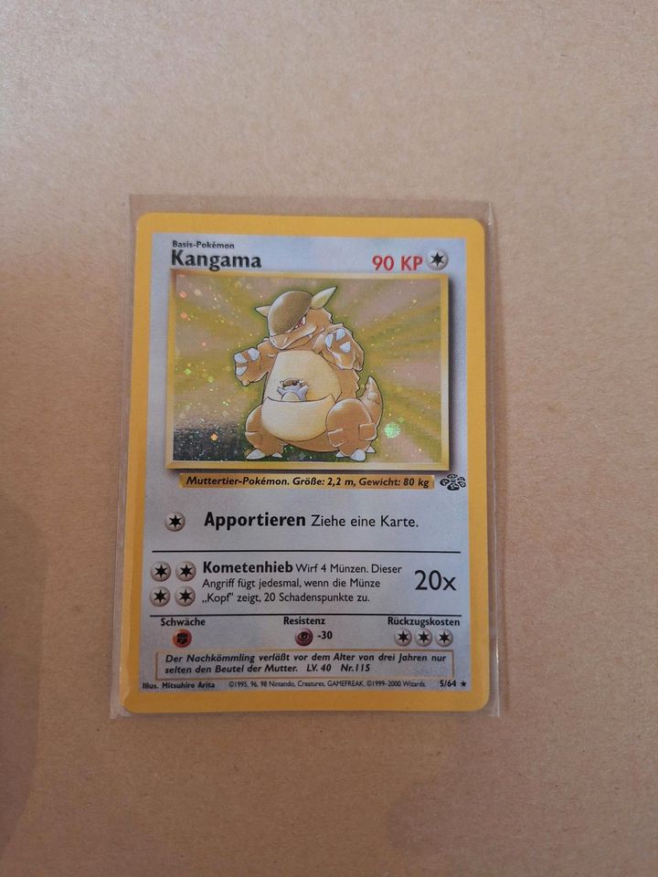 Pokemon karte Kangama holo in Fulda