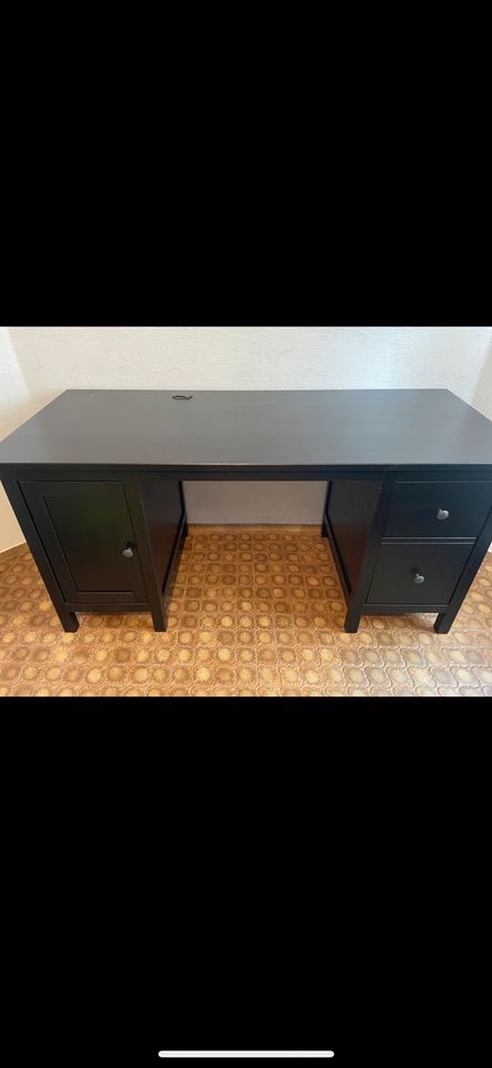 IKEA HEMNES Schreibtisch schwarzbraun in Lörzweiler