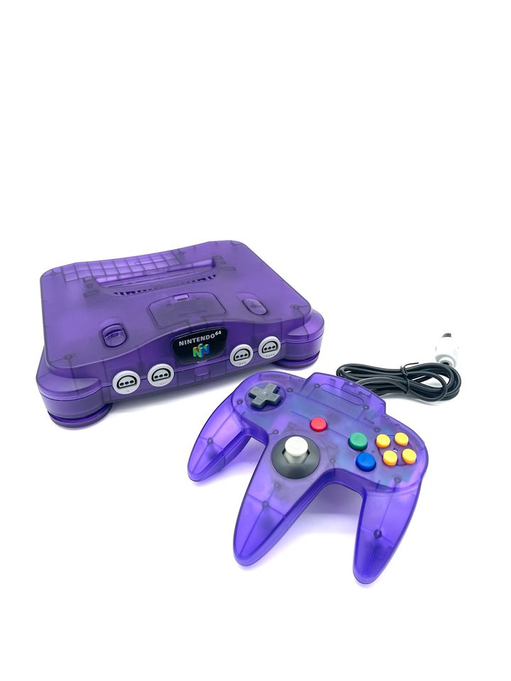 Nintendo N64 - Konsole - Transparent Purple Lila in Porta Westfalica