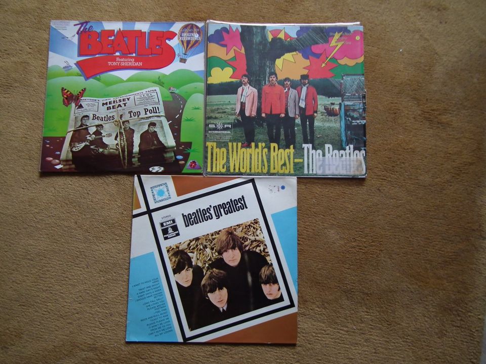 Beatles - 3 Vinyl LPs  zu verkaufen  zus. 17,00 € in Gießen