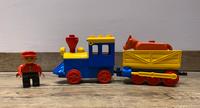 Lego Duplo - Schiebezug mit Waggon, Schaffner, Kuh (Eisenbahn) Nordrhein-Westfalen - Gladbeck Vorschau