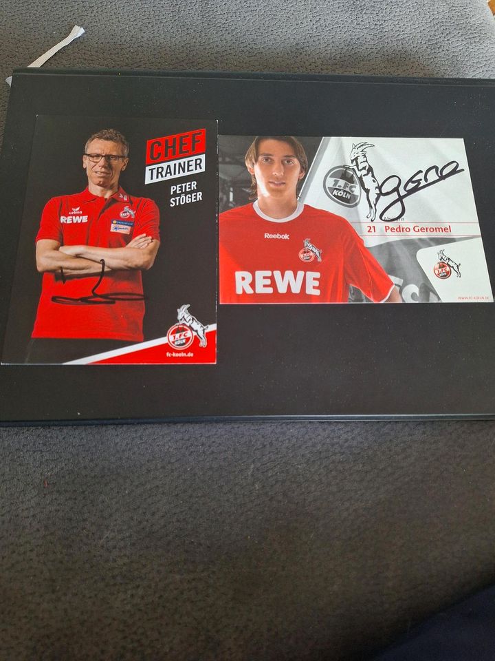 Autogrammkarten 1.FC Köln verschiedene Saisons pro Karte in Velbert