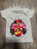 Minnie Maus Mouse Mini Shirt Pailletten Gr 92 98 grau München - Pasing-Obermenzing Vorschau