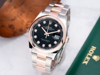 Rolex DateJust 36 Stahl/Rosegold 126201 Diamonds Sticker Full Set Hamburg-Mitte - Hamburg Neustadt Vorschau