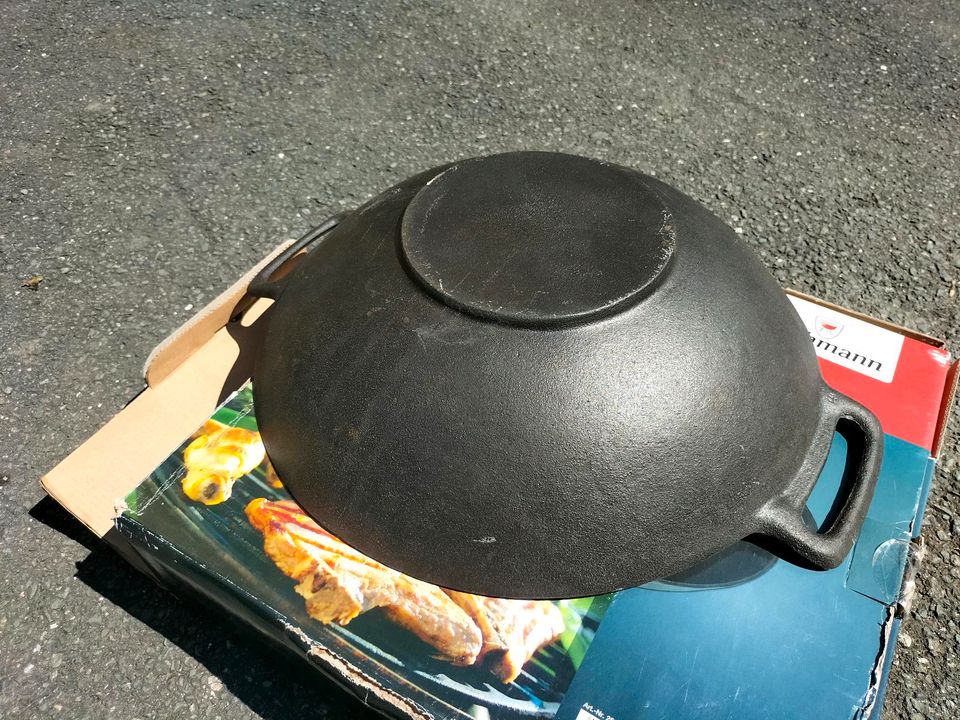 Grill Wok Guss Rothmann Neu OVP No BBQ Weber ca 57 cm in Bayreuth