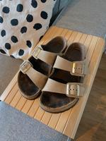 Original Birkenstock Arizona Damen Sandalen Sommer 36 weit beige Nordrhein-Westfalen - Lemgo Vorschau