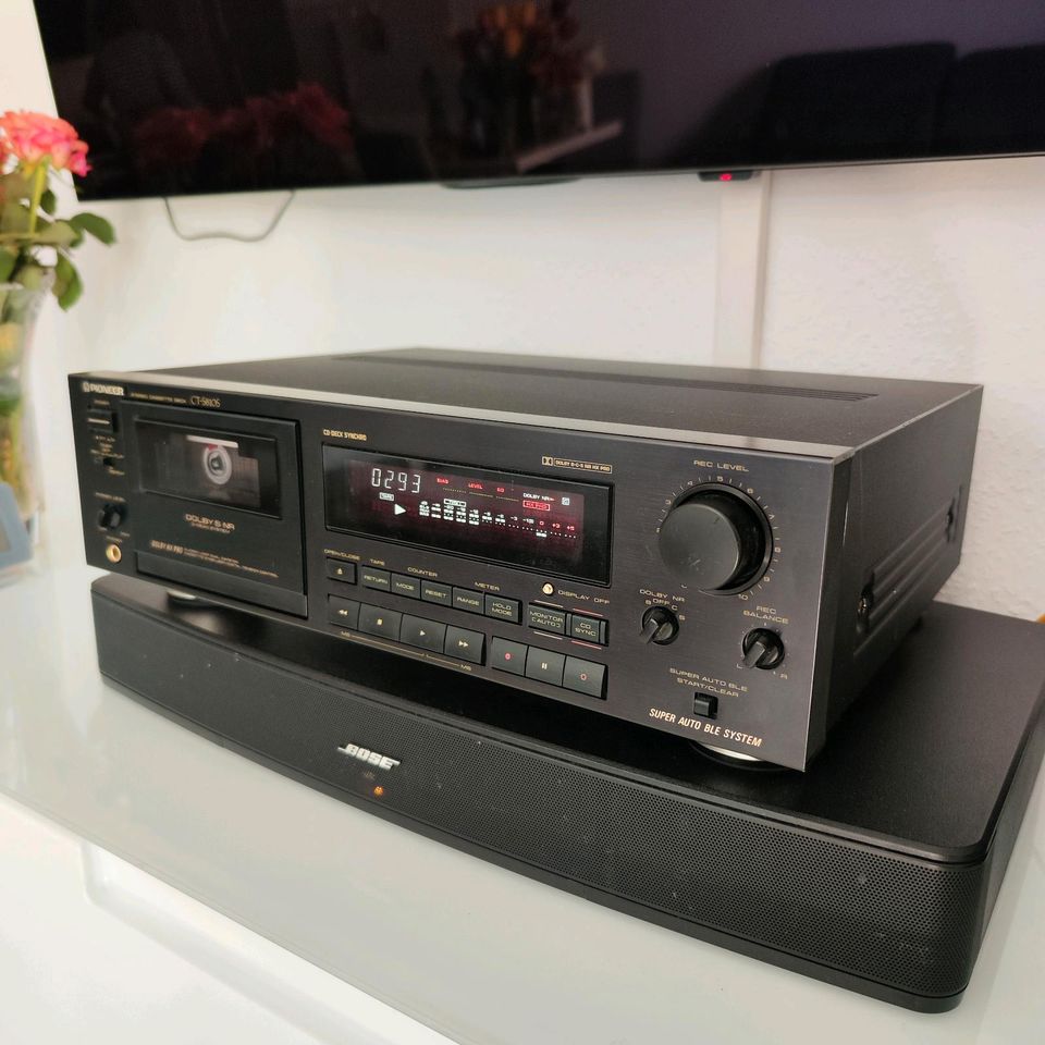 Pioneer CT S810S stereo Cassette Deck in top Zustand. in Renningen