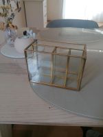 Aufbewahrung Box Glas Gold Maison du Monde Baden-Württemberg - Sachsenheim Vorschau