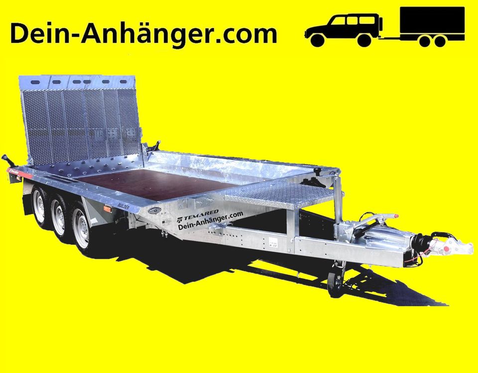 Baumaschinentransporter 3500 KG 400x183cm Baggertransporter ⭐ in Leopoldshöhe