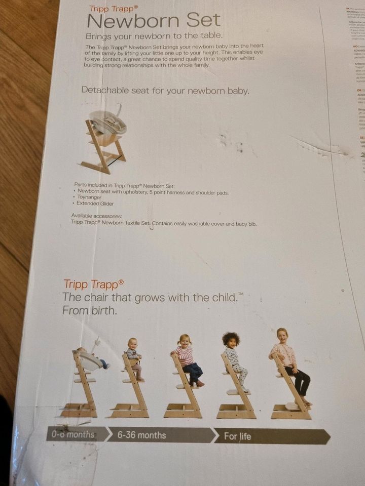 Stokke New Born Set Tripp Trapp Sitzschale Baby Stuhl in Ennepetal