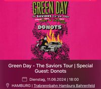 1 x Green Day in Hamburg 11.06.24 Nordrhein-Westfalen - Salzkotten Vorschau