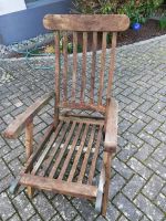 Deck Chair Teak Holz Liegestuhl Gartenstuhl Baden-Württemberg - Kraichtal Vorschau