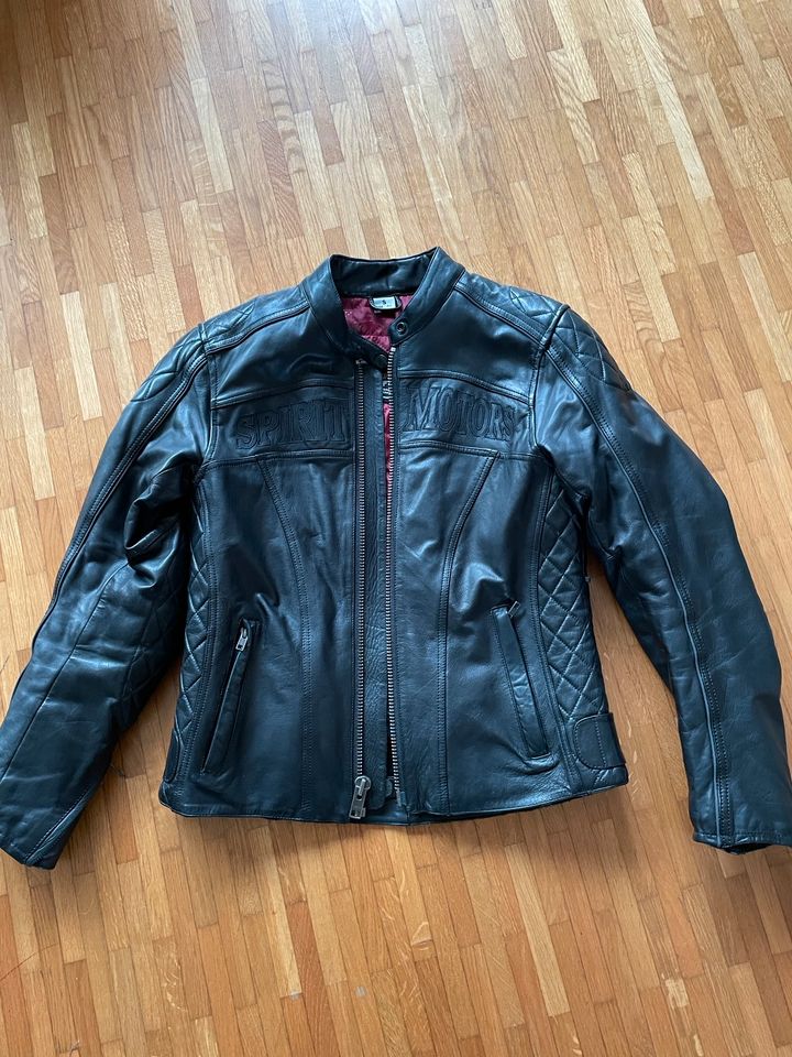 Damen Biker Jacke aus Leder, schwarz in Bargteheide