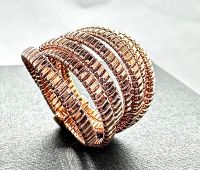 Moderner 7reihiger Designer Ring in 585 / 14K Rotgold Nordrhein-Westfalen - Moers Vorschau