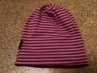 Mütze Beanie 52 Baumwolle bordeaux handmade gestreift cooler Sto Dortmund - Innenstadt-West Vorschau