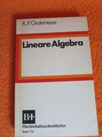 K. P. Grotemeyer Lineare Algebra (Karl Peter Grotemeyer) Baden-Württemberg - Karlsruhe Vorschau