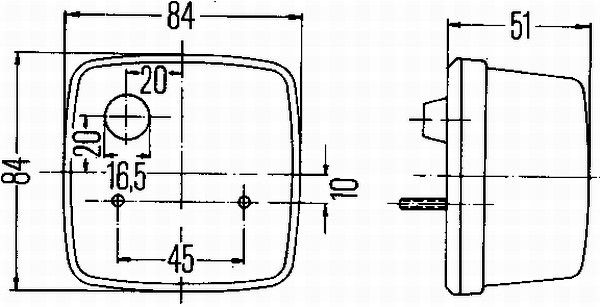 Blinker Positionsleuchten John Deere 1010, 820-4020, 830-8640 in Vogt