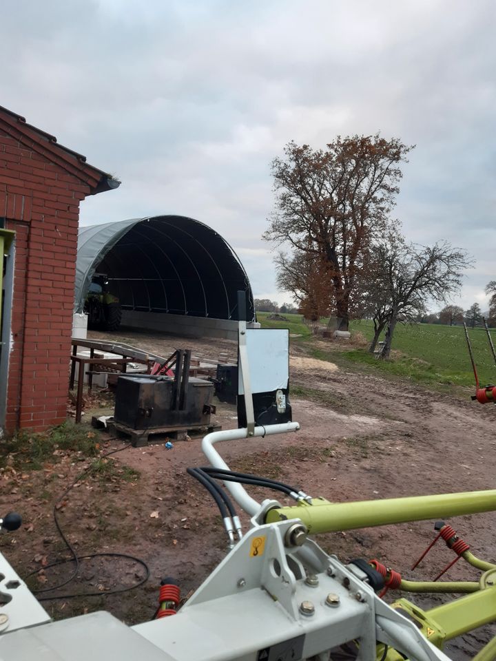 Garagenlösung - Leichtbauüberdachung & Unterstand für Fahrzeuge & Maschinen aller Art - Genehmigungsfreie Lagerhalle Rundbogenhalle Folienzelt Folientunnel Carport Zelthalle Zeltlager Fahrsiloschutz in Freising