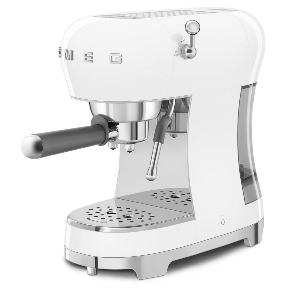 SMEG ECF02WHEU Espresso-Kaffeemaschine weiß 50`s Style Aussteller in Lübbecke 